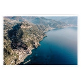 Amalfi Coast Aerial view - Fine Art