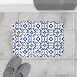 Amalfi Coast Ceramic Tiles Style Bath Mat Positano Ravello Sorrento - AMALFITANA STORE
