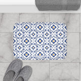 Amalfi Coast Ceramic Tiles Style Bath Mat Positano Ravello Sorrento - AMALFITANA STORE