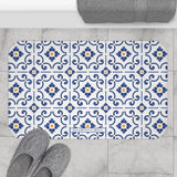 Amalfi Coast Ceramic Tiles Style Bath Mat Positano Ravello Sorrento - AMALFITANA STORE