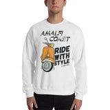 Amalfi Coast Ride with Style - Vespa Collection - Unisex Sweatshirt - AMALFITANA STORE