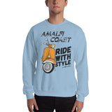 Amalfi Coast Ride with Style - Vespa Collection - Unisex Sweatshirt - AMALFITANA STORE