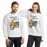 Amalfi Coast Ride with Style - Vespa Collection - Unisex Sweatshirt - AMALFITANA STORE