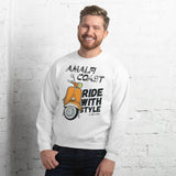 Amalfi Coast Ride with Style - Vespa Collection - Unisex Sweatshirt - AMALFITANA STORE