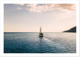 Amalfi Coast Sunset Cruise Premium Semi-Glossy Print