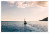 Amalfi Coast Sunset Cruise Premium Semi-Glossy Print