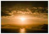 Amalfi Coast Sunset Premium Semi-Glossy Print