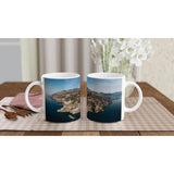 Amalfi Coast White 11oz Ceramic Mug - AMALFITANA STORE