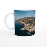 Amalfi Coast White 11oz Ceramic Mug - AMALFITANA STORE