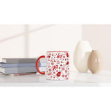 Amalfi Coast Xmas Mug White 11oz - AMALFITANA STORE