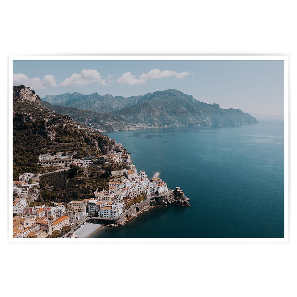 Amalfi Coastline Aerial view - Fine Art