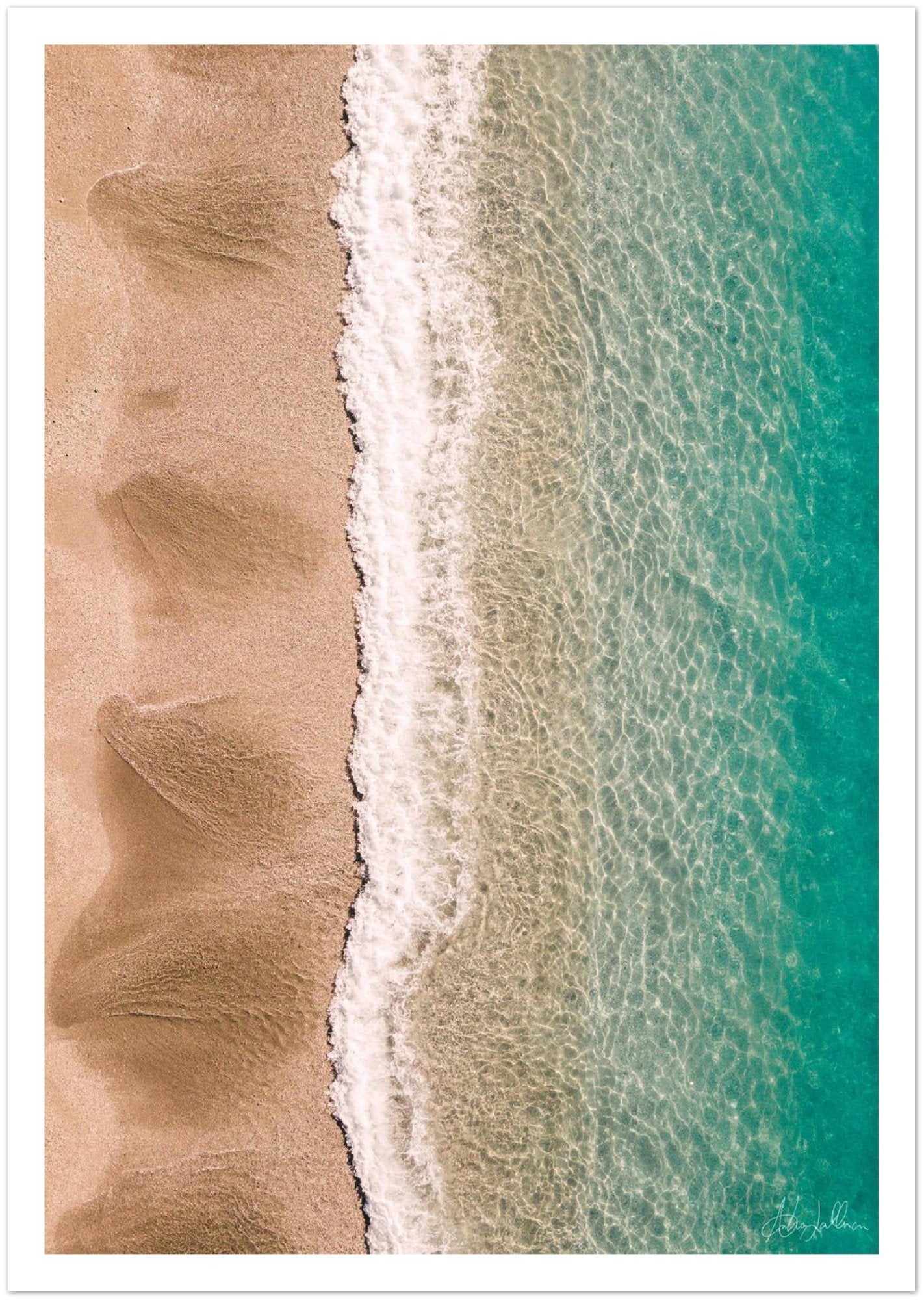 Amalfi Coast's Waves Premium Semi-Glossy Print