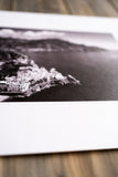 Amalfi Drone View B&W