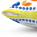 Amalfi Flavors Spun Polyester Square Pillow Case 16x16" - AMALFITANA STORE
