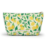 Amalfi Lemons Accessory Pouch w T-bottom Travel Bag - AMALFITANA STORE