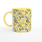 Amalfi Lemons White 11oz Ceramic Mug - AMALFITANA STORE
