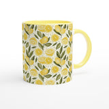 Amalfi Lemons White 11oz Ceramic Mug - AMALFITANA STORE