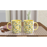 Amalfi Lemons White 11oz Ceramic Mug - AMALFITANA STORE