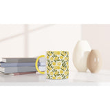 Amalfi Lemons White 11oz Ceramic Mug - AMALFITANA STORE