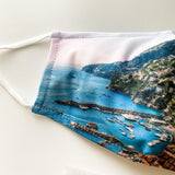 AMALFI - Mascherina in tessuto Souvenir Costiera Amalfitana