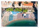 "Amalfi Umbrellas" Premium Semi-Glossy Print