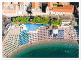 "Amalfi Umbrellas" Premium Semi-Glossy Print