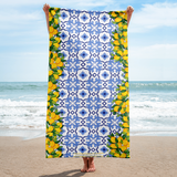 Amalfitana Lemons Beach Towel Summer 2021 Collection - AMALFITANA STORE