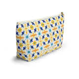 Amalfitana Tiles Accessory Pouch w T-bottom - AMALFITANA STORE