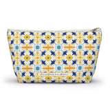 Amalfitana Tiles Accessory Pouch w T-bottom - AMALFITANA STORE