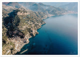Atrani Aerial View Premium Semi-Glossy Print