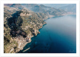 Atrani Aerial View Premium Semi-Glossy Print