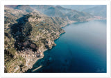 Atrani Aerial View Premium Semi-Glossy Print