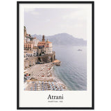 Atrani Amalfi Coast Italy Archival Matte Paper Wooden Framed - AMALFITANA STORE