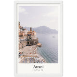 Atrani Amalfi Coast Italy Archival Matte Paper Wooden Framed - AMALFITANA STORE