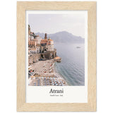 Atrani Amalfi Coast Italy Archival Matte Paper Wooden Framed - AMALFITANA STORE