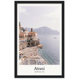 Atrani Amalfi Coast Italy Archival Matte Paper Wooden Framed - AMALFITANA STORE