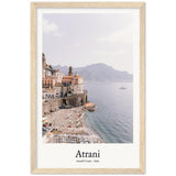 Atrani Amalfi Coast Italy Archival Matte Paper Wooden Framed - AMALFITANA STORE