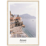 Atrani Amalfi Coast Italy Archival Matte Paper Wooden Framed - AMALFITANA STORE