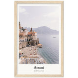 Atrani Amalfi Coast Italy Archival Matte Paper Wooden Framed - AMALFITANA STORE