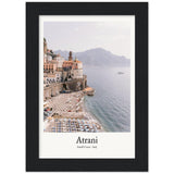 Atrani Amalfi Coast Italy Archival Matte Paper Wooden Framed - AMALFITANA STORE