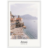 Atrani Amalfi Coast Italy Archival Matte Paper Wooden Framed - AMALFITANA STORE