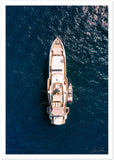 "Bartali" Yacht on the Amalfi Coast Premium Semi-Glossy Print