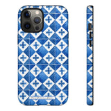 Blue Tiles Amalfi Coast Tough iPhone & Samsung Cases