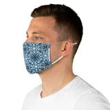 Capri Blue Fabric Face Mask - AMALFITANA STORE