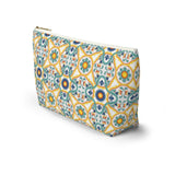 Capri Tiles Ceramic Travel Bag Accessory Pouch w T-bottom - AMALFITANA STORE