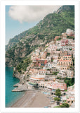 "Cliff View" Positano Premium Semi-Glossy Print
