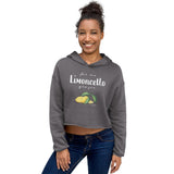 " For me Limoncello" Amalfi Coast Summer 2021 Crop Hoodie - AMALFITANA STORE