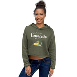 " For me Limoncello" Amalfi Coast Summer 2021 Crop Hoodie - AMALFITANA STORE