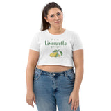 " For me Limoncello" Amalfi Coast Summer 2021 Organic Crop Top - AMALFITANA STORE
