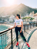 "For me Limoncello" Amalfi Coast Summer 2021 Organic Crop Top - AMALFITANA STORE